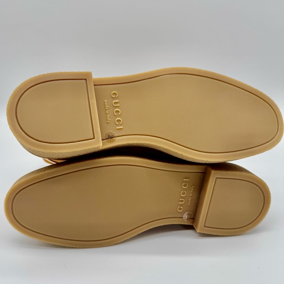 GUCCU Slim Horsebit Suede Ankle Boots EUR 37.5 US 7.5 - Picture 9 of 10